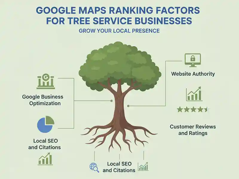 google maps rankings inforgraphic